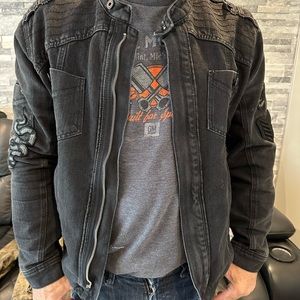 Black jean, ring on fire , size L